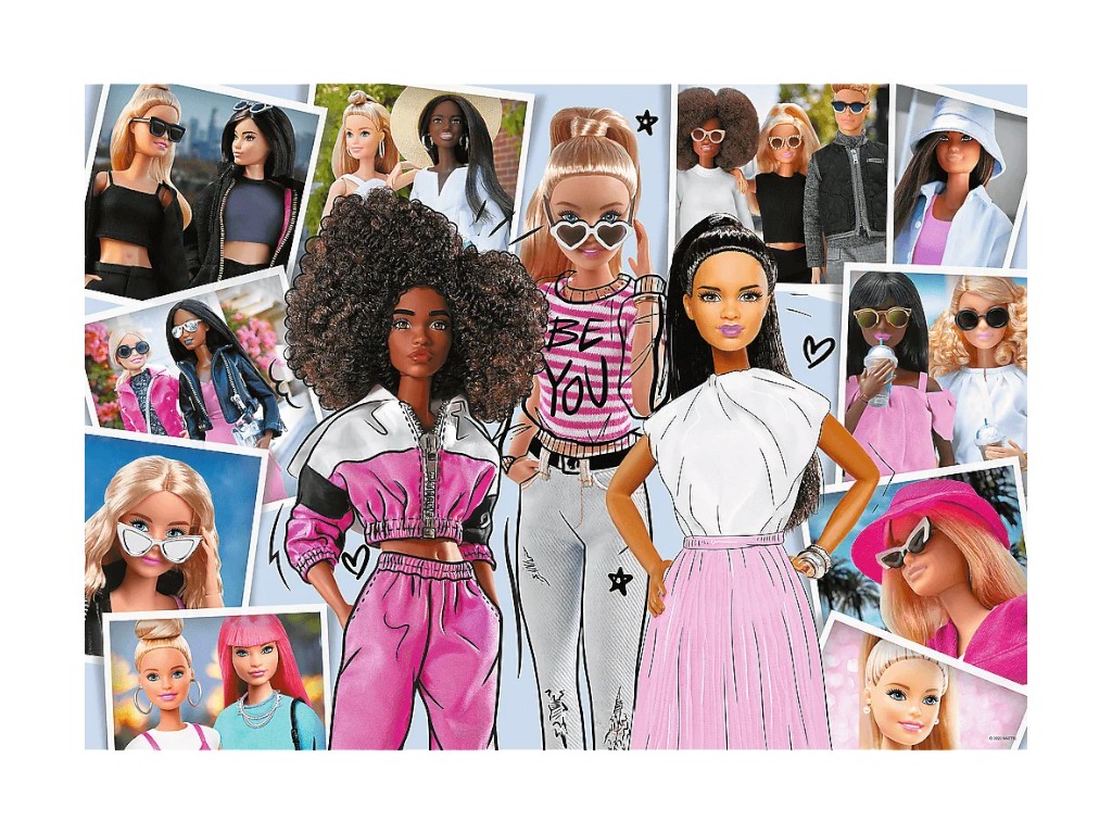 Пазл Trefl Barbie В мире Барби, 200 деталей