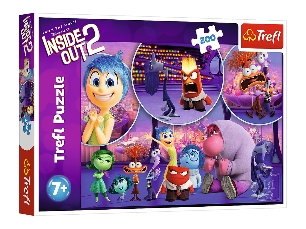 Пазл Trefl Inside Out Детские эмоции, 200 деталей