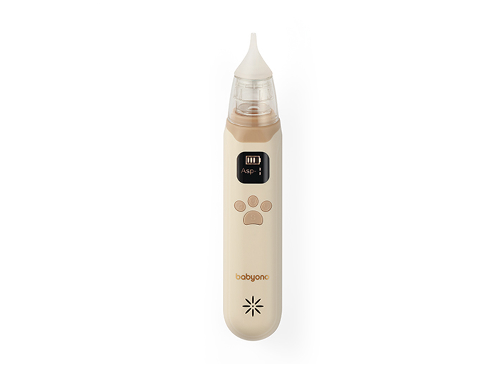 Аспиратор для носа электронный с LCD экраном, BabyOno 1470/01
