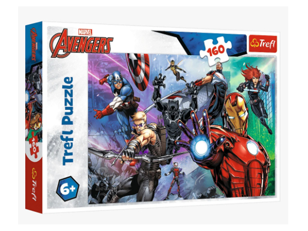 Пазл Trefl The Avengers Герои всегда готовы, 160 деталей