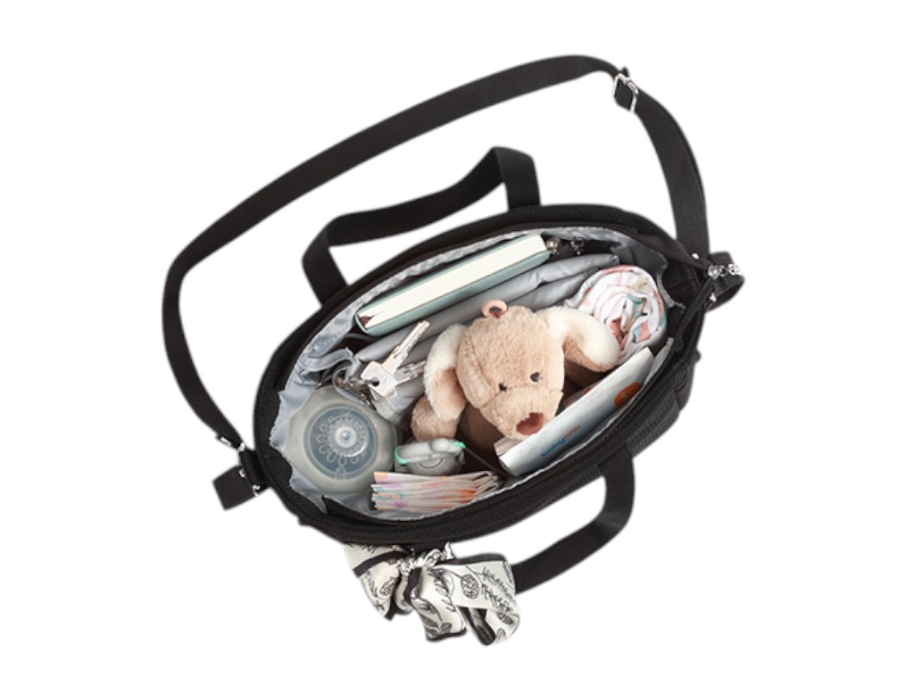 Сумка для мамы Carmen Черная 30x15,5x26 см, 1571/01, BabyOno