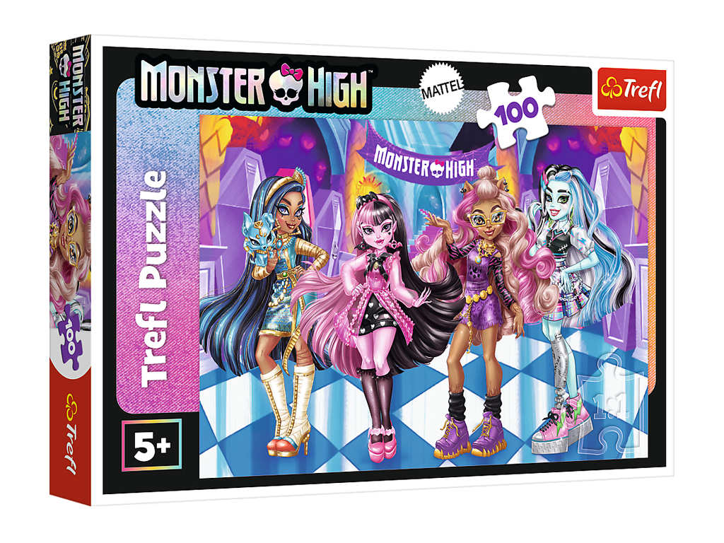 Пазл Trefl Monster High Ужасные друзья, 100 деталей