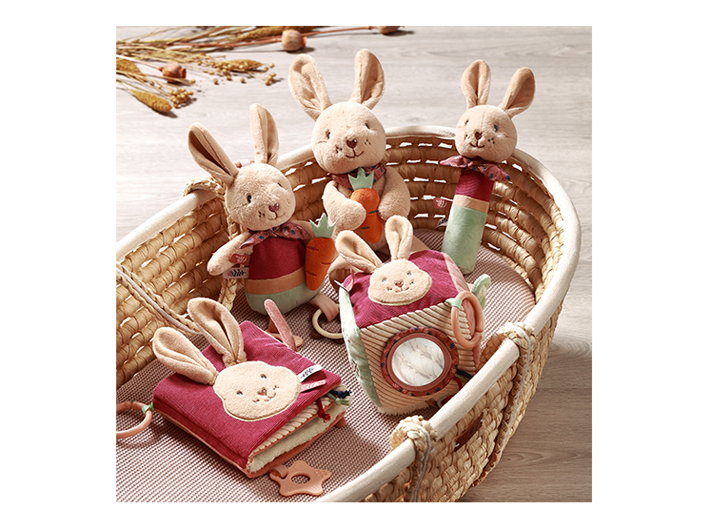 Игрушка музыкальная Кролик Каро 33х11 см, Babyono 1686