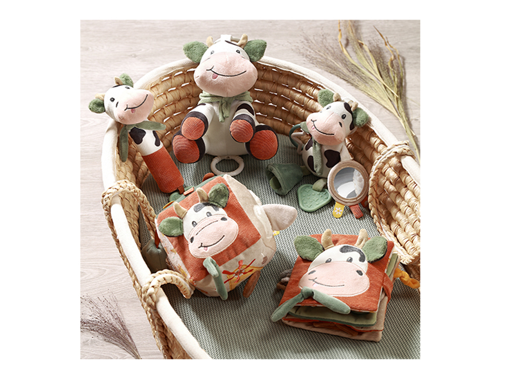 Игрушка музыкальная Коровка Бинго 28х16 см, Babyono 1692