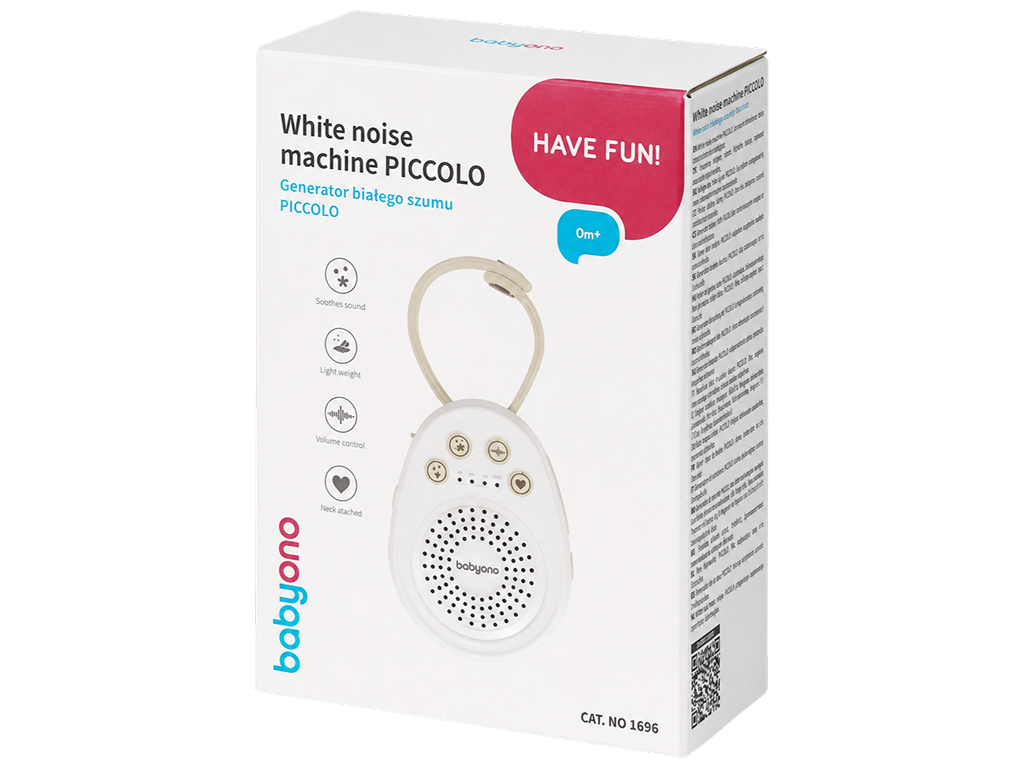 Генератор белого шума Piccolo, Babyono, таймер, 20 звуков