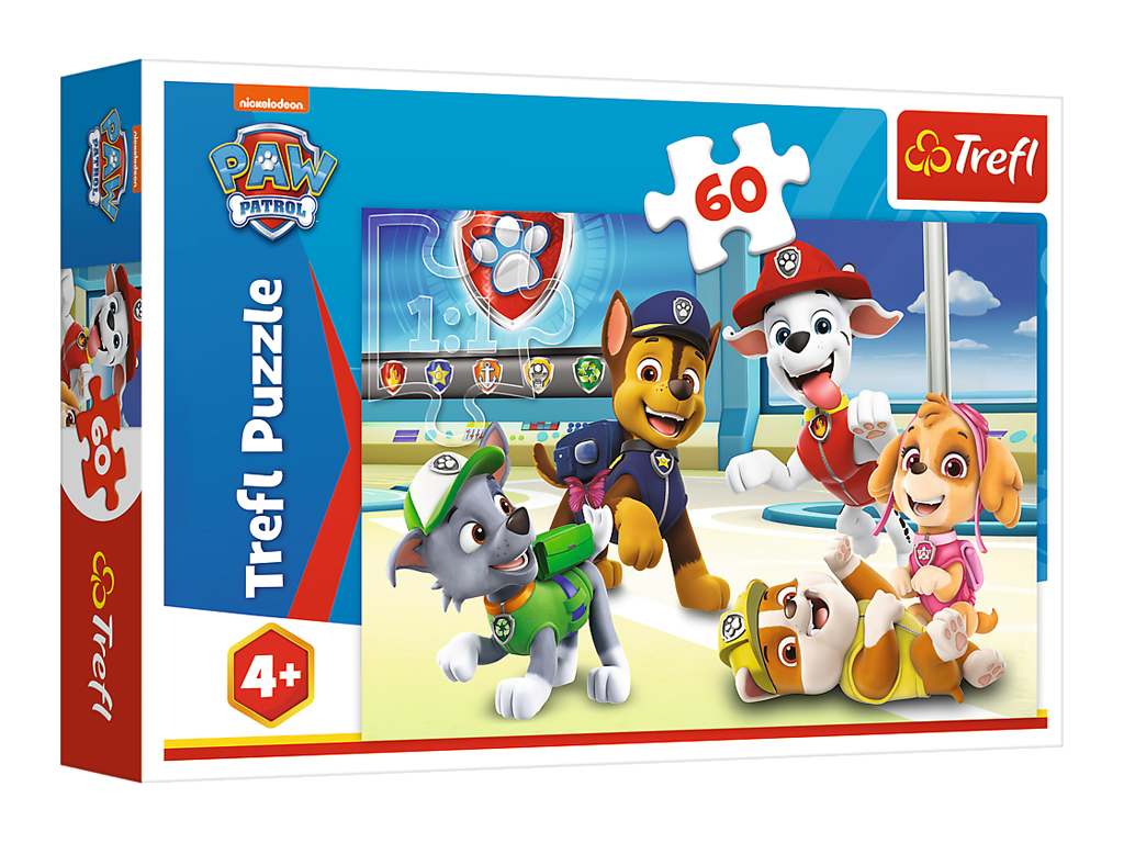 Пазл Trefl Paw Patrol В мире щенков, 60 деталей