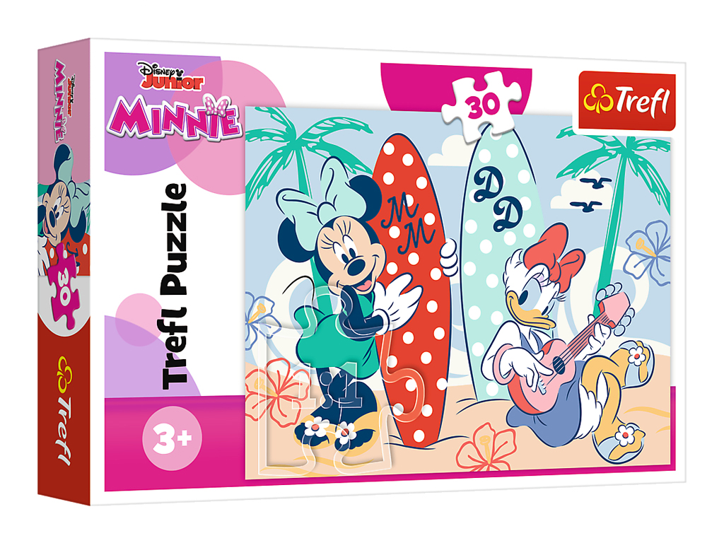 Пазл Trefl Disney Цветная Минни, 30 элементов