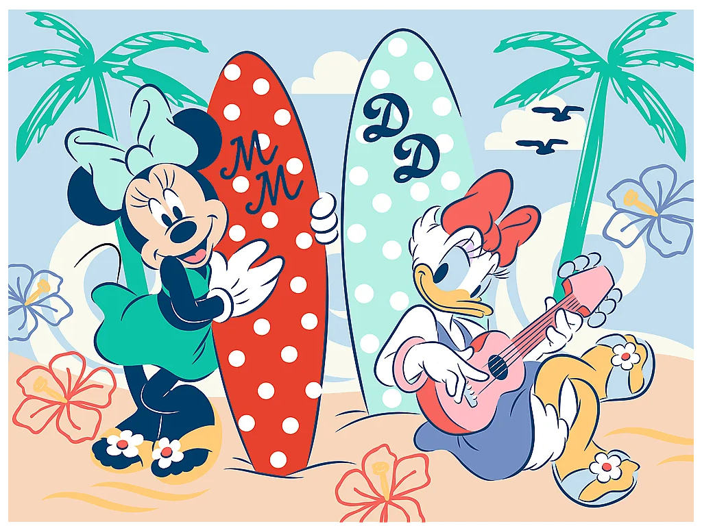 Пазл Trefl Disney Цветная Минни, 30 элементов
