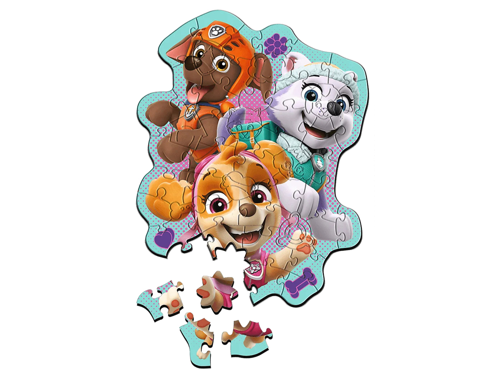 Дерев’яний пазл Trefl Paw Patrol Весела компанія собак, 50 елементів
