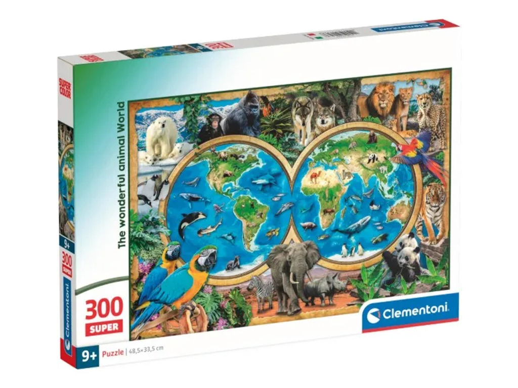 Пазлы 300 элементов, Мир Животных, Clementoni 21723