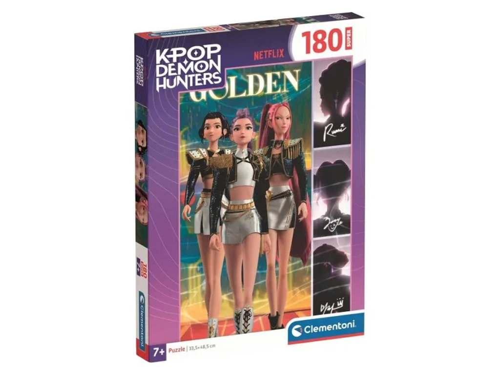 Пазлы 180 элементов, Подруги с К-РОР Охотники на демонов, Clementoni 21761