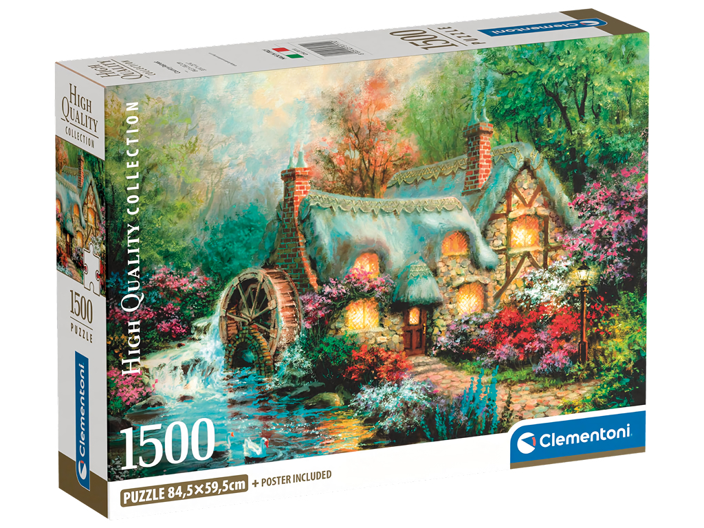 Пазлы Сельская хижина Clementoni, 1500 элементов