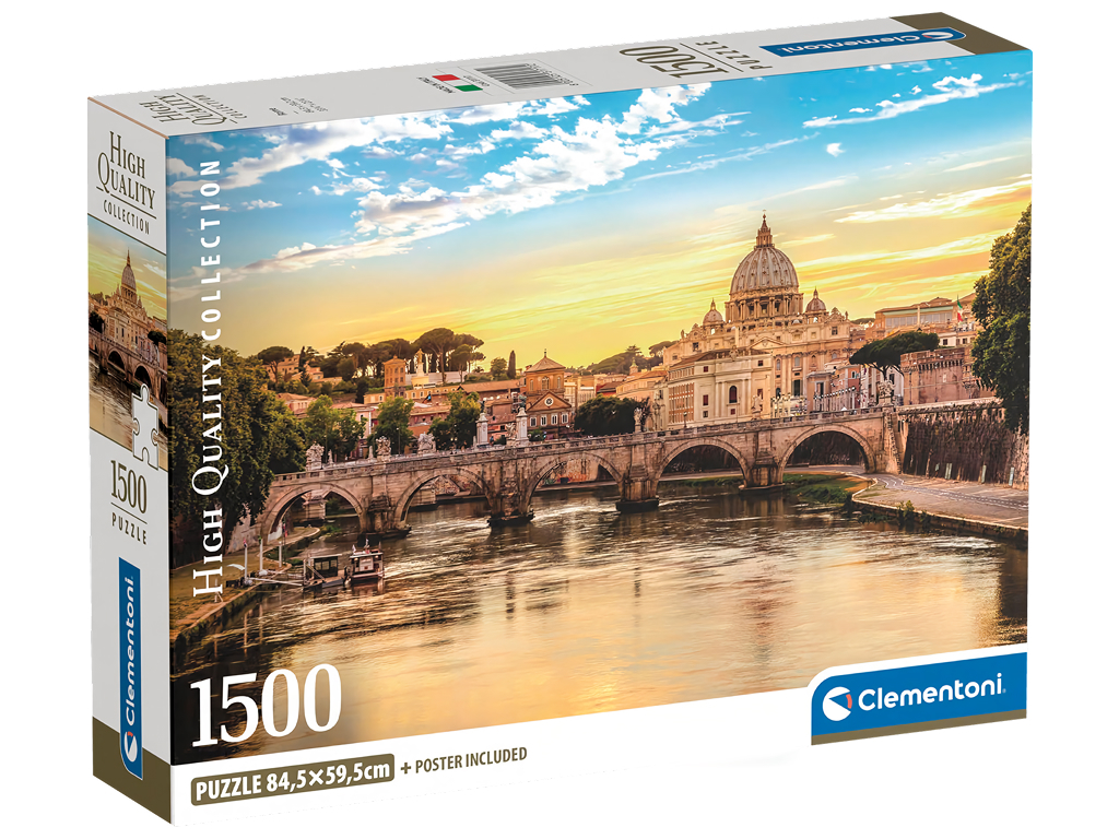 Пазли 1500 елементів, "Колекція високої якості", Рим, Італія, Clementoni 31717