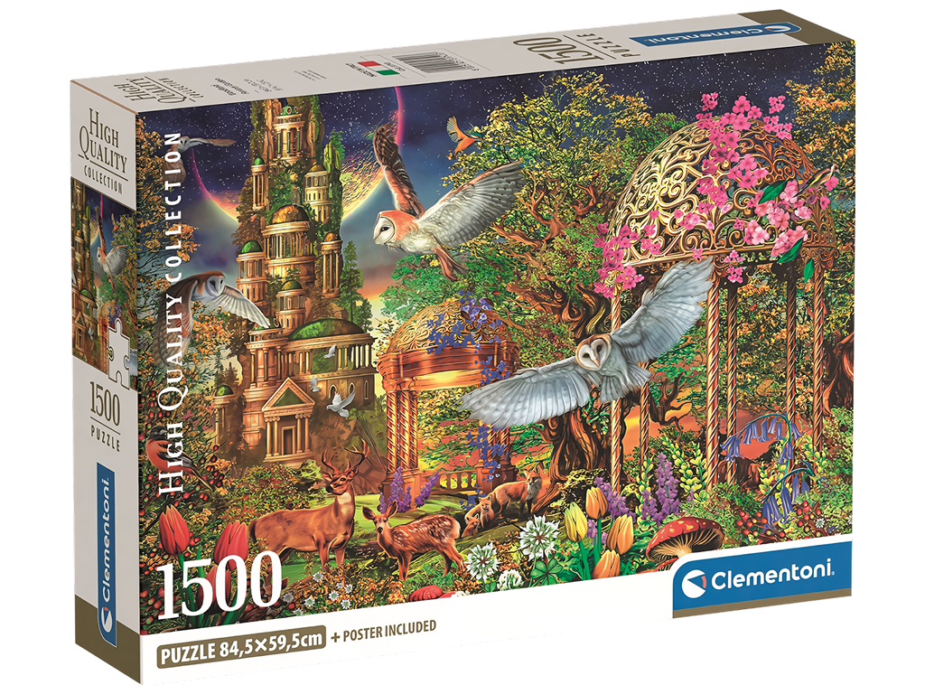 Пазли 1500 елементів, "Колекція високої якості", Казковий ліс, Clementoni 31741