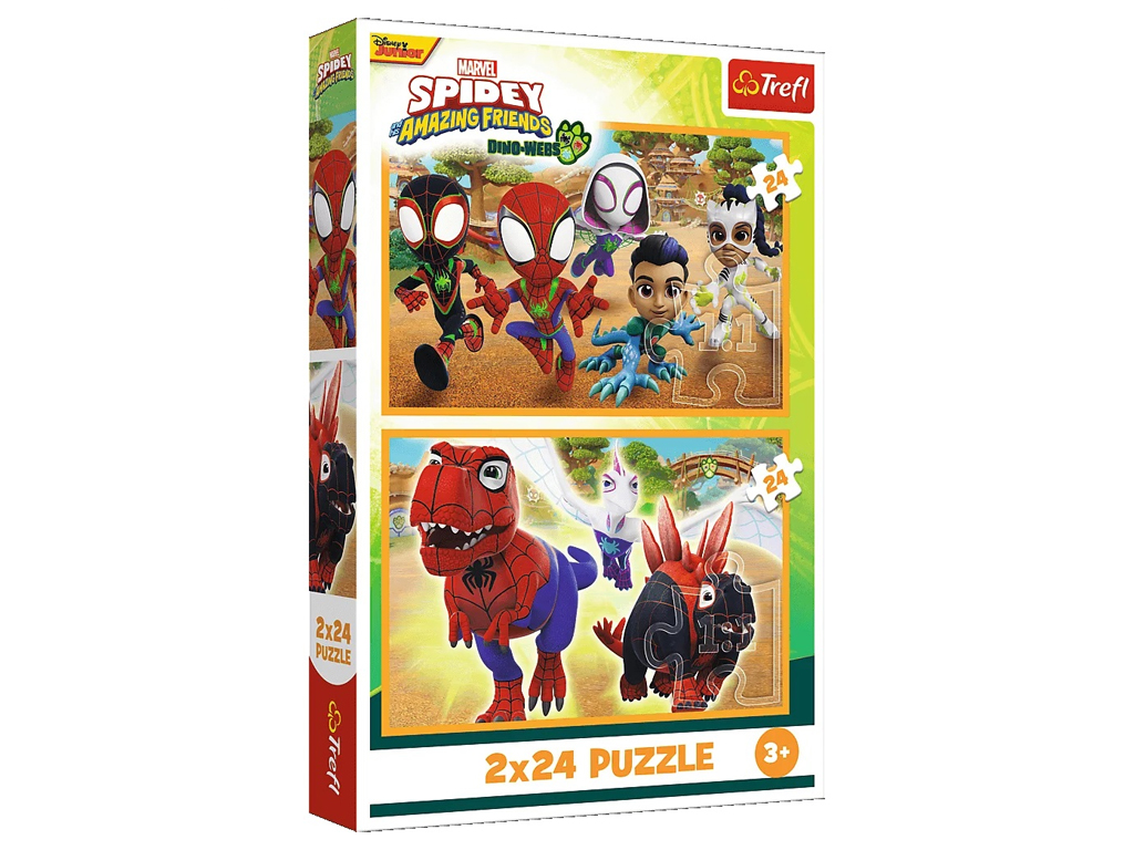 Пазл 2 в 1 Trefl Spiderman Паучьи истории