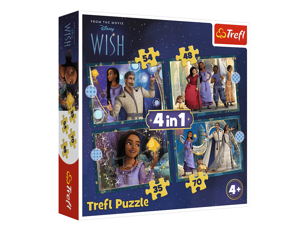 Пазл 4 в 1 Trefl Disney Wish Желание