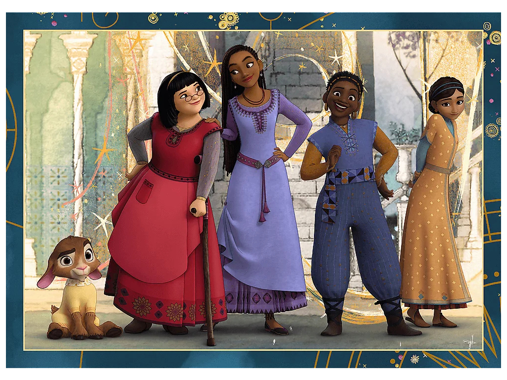 Пазл 4 в 1 Trefl Disney Wish Желание