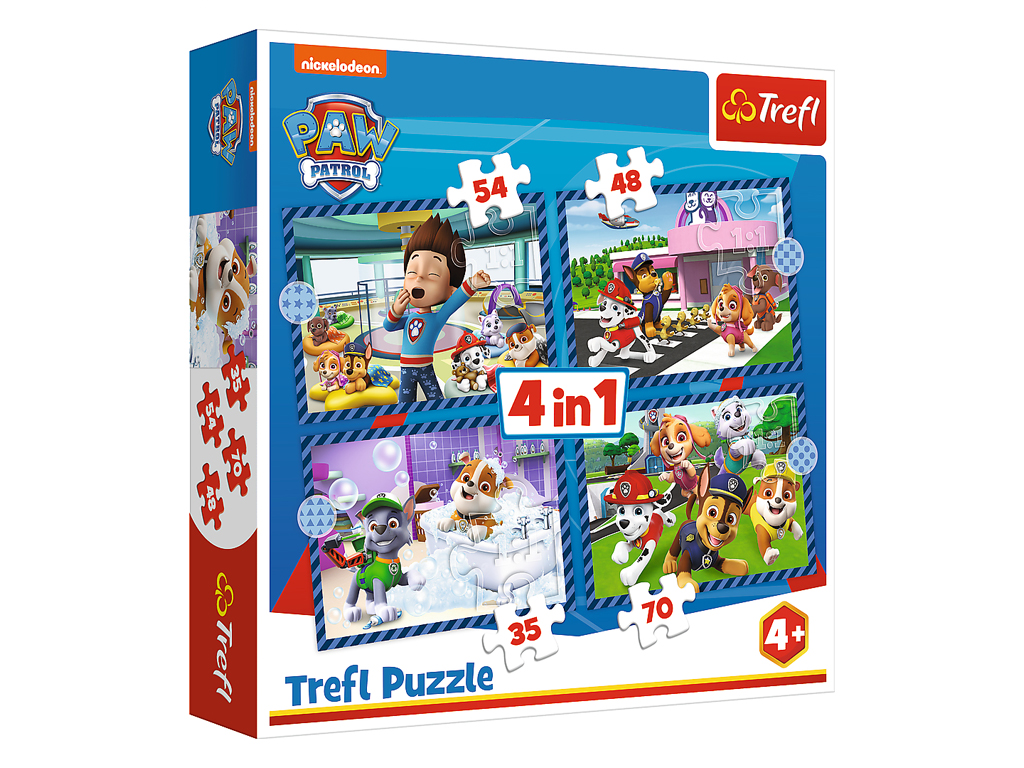Пазл 4 в 1 Trefl Paw Patrol Собака имеет значение