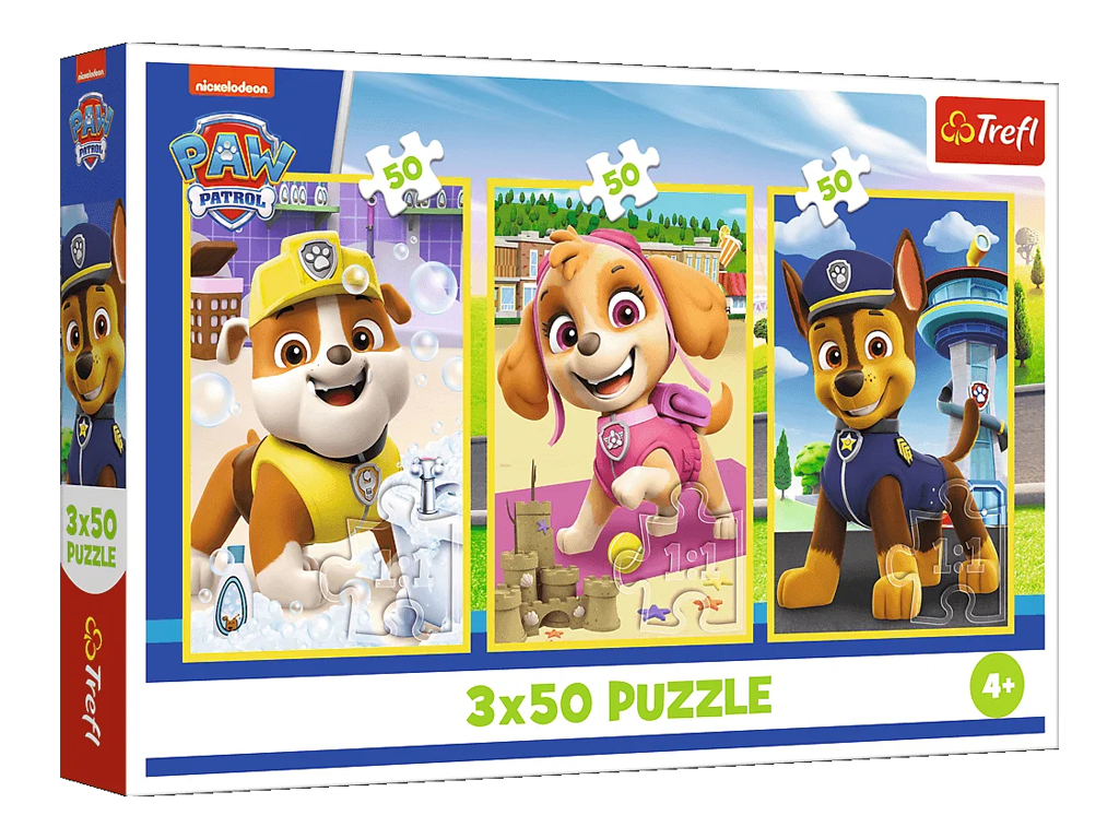 Пазл 3 в 1  Trefl Paw Patrol Песики мої друзі, 3 х 50 елементів