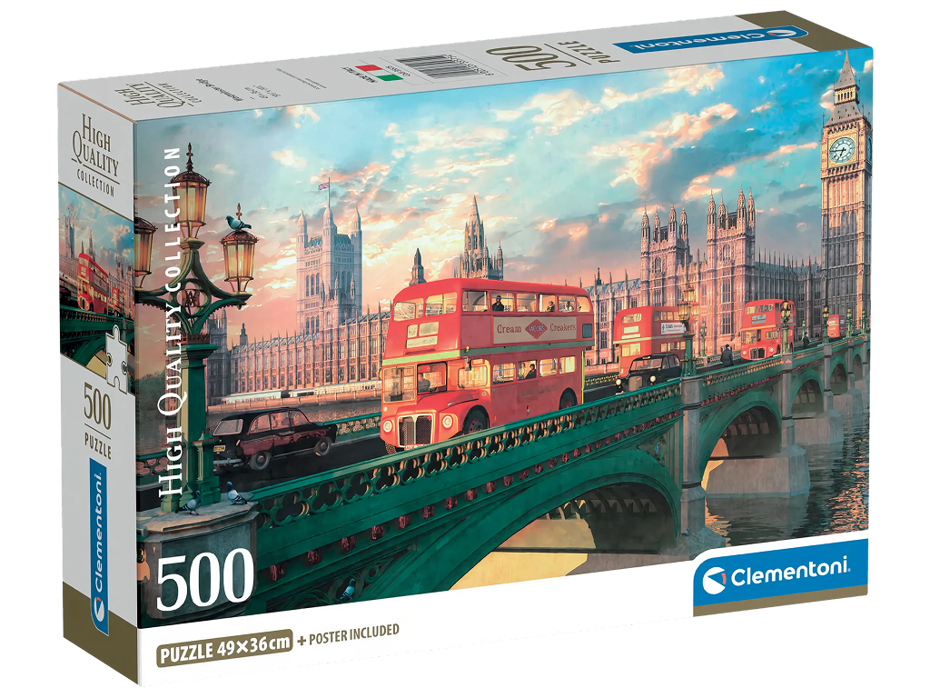 Пазлы Вестминстерский мост в Лондоне Clementoni, 500 элементов