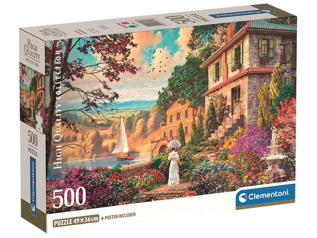 Пазли 500 елементів, Панні на прогулянці, Clementoni 35618