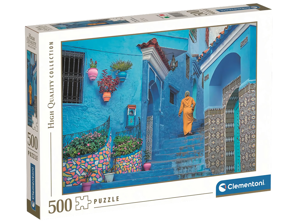 Пазлы Голубые улицы Марокко Clementoni, 500 элементов