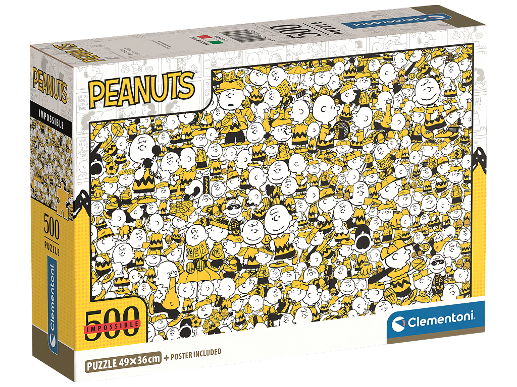 Пазлы Мозаика с главными героями комикса Peanuts Clementoni, 500 элементов