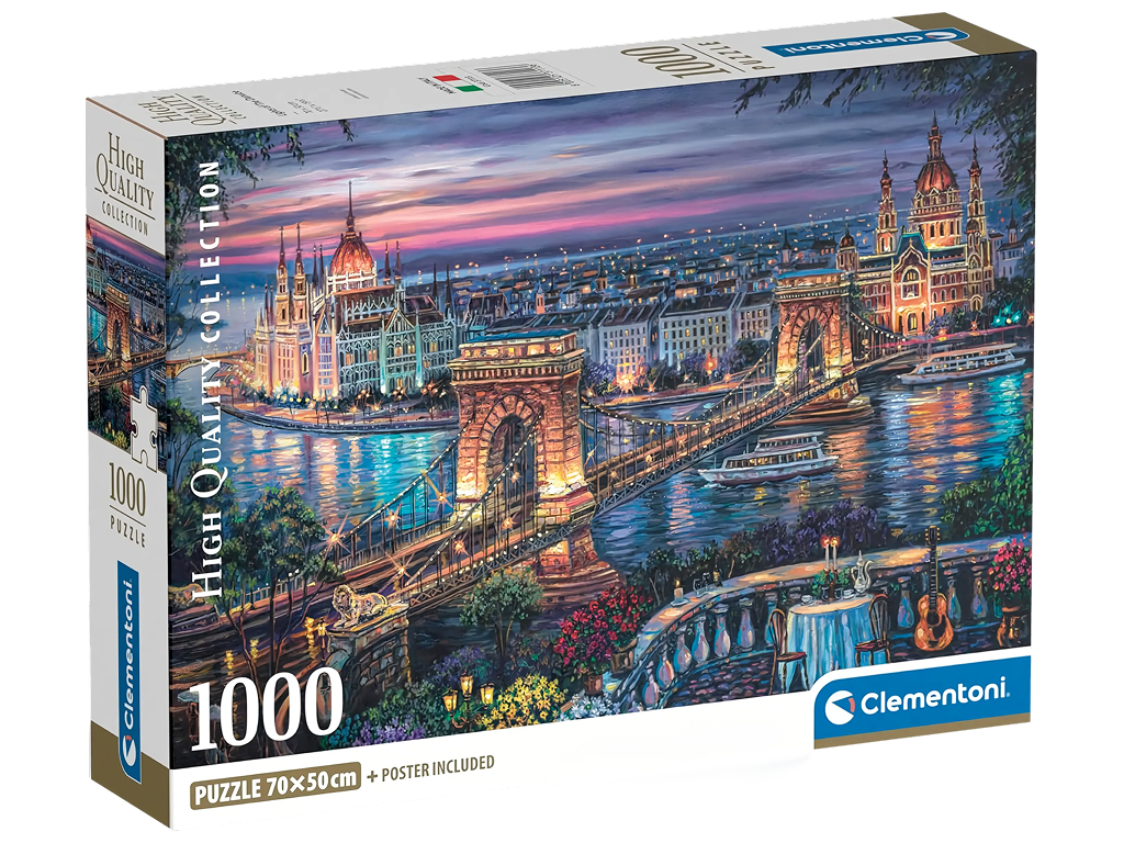 Пазлы Фонари Дуная Clementoni, 1000 элементов