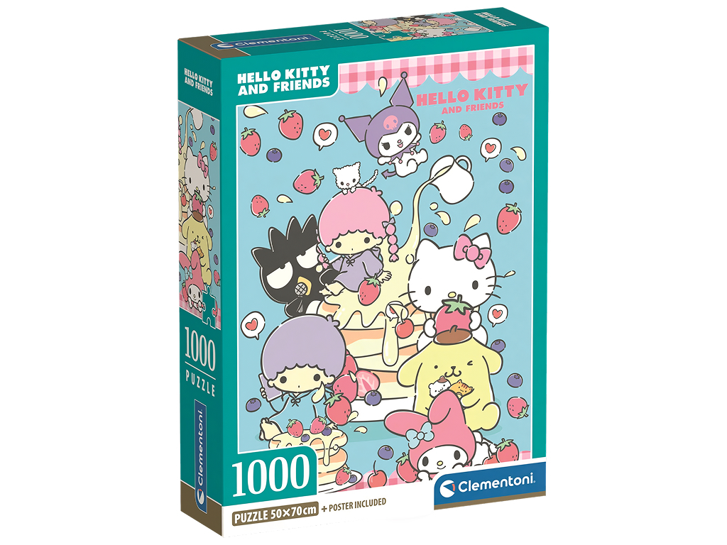 Пазли 1000 елементів, Хелов Кітті та ї друзі 37117