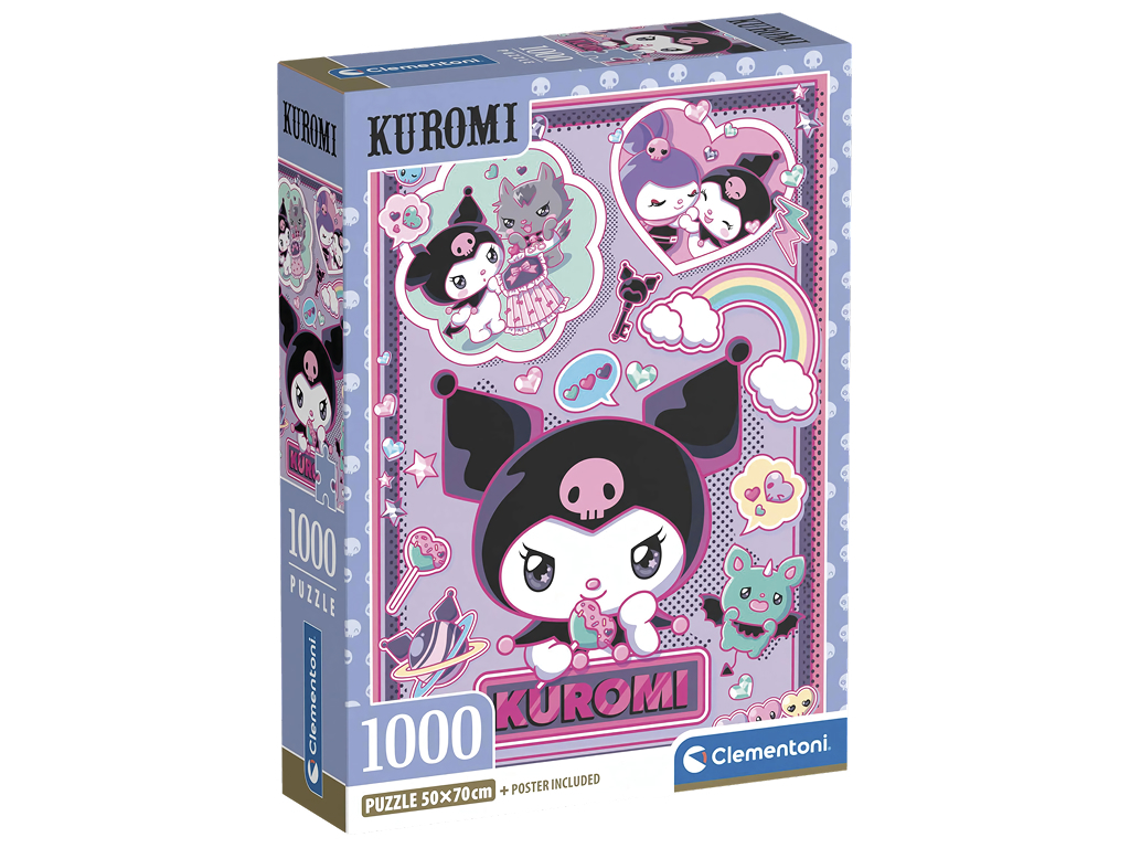 Пазлы Kuromi Clementoni, 1000 элементов