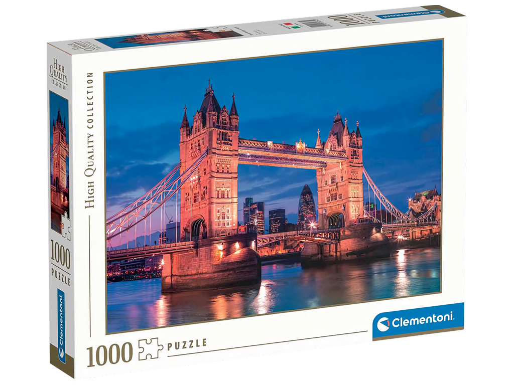 Пазлы Тауэрский мост, Лондон Clementoni, 1000 элементов