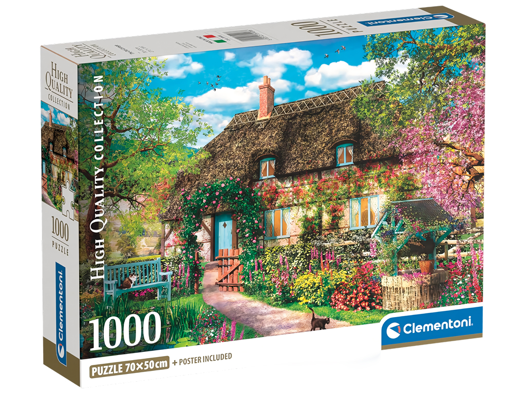 Пазли 1000 елементів, "Колекція високої якості", Старий будинок, Clementoni 39908