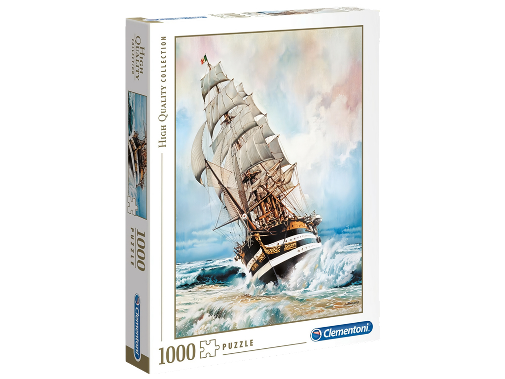 Пазлы Парусник Америго Веспуччи Clementoni, 1000 элементов