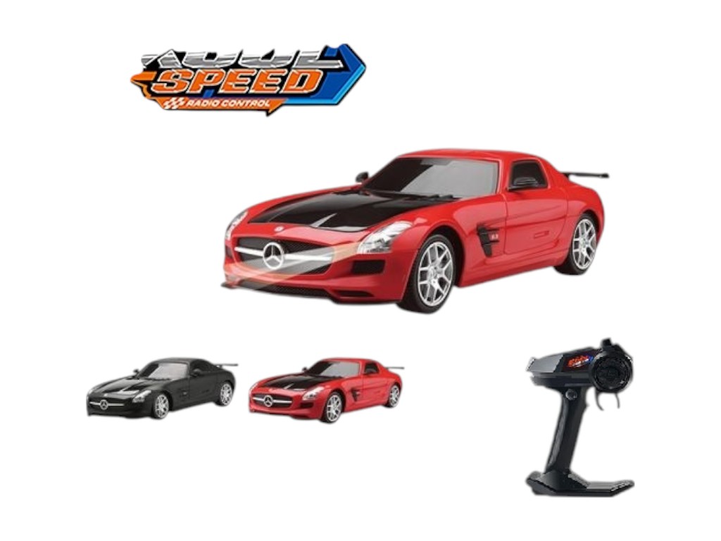 Машина на радиоуправлении Mercedes-Benz SLS AMG GT с пультом, масштаб 1:14, 2 вида