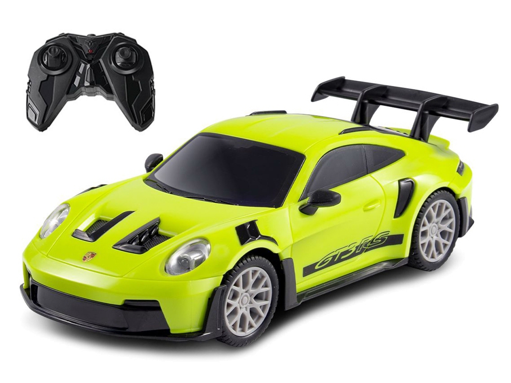 Машинка Порше 911 салатова на батарейках 1:16, 37,2x17x12 см, Kool Speed DHTRC10649G