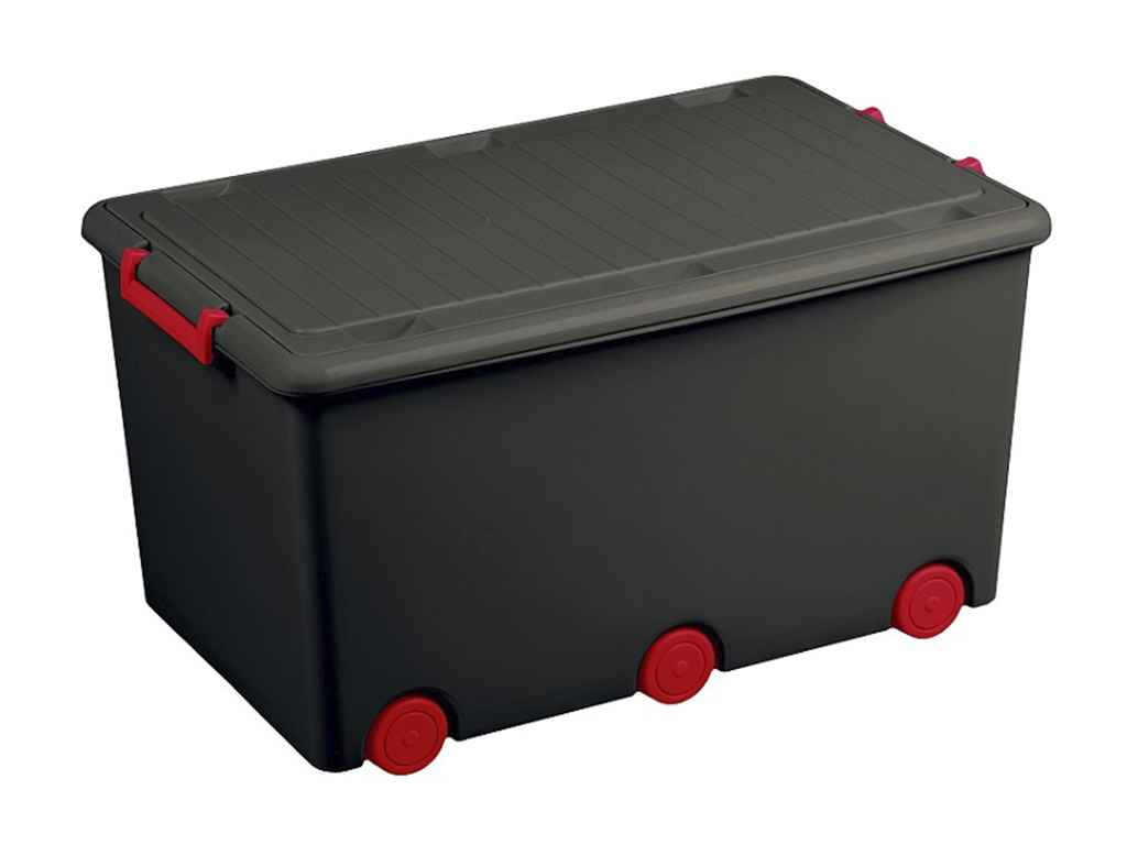 Ящик для игрушек Черно – красный. Tega Baby PW-001-163-C