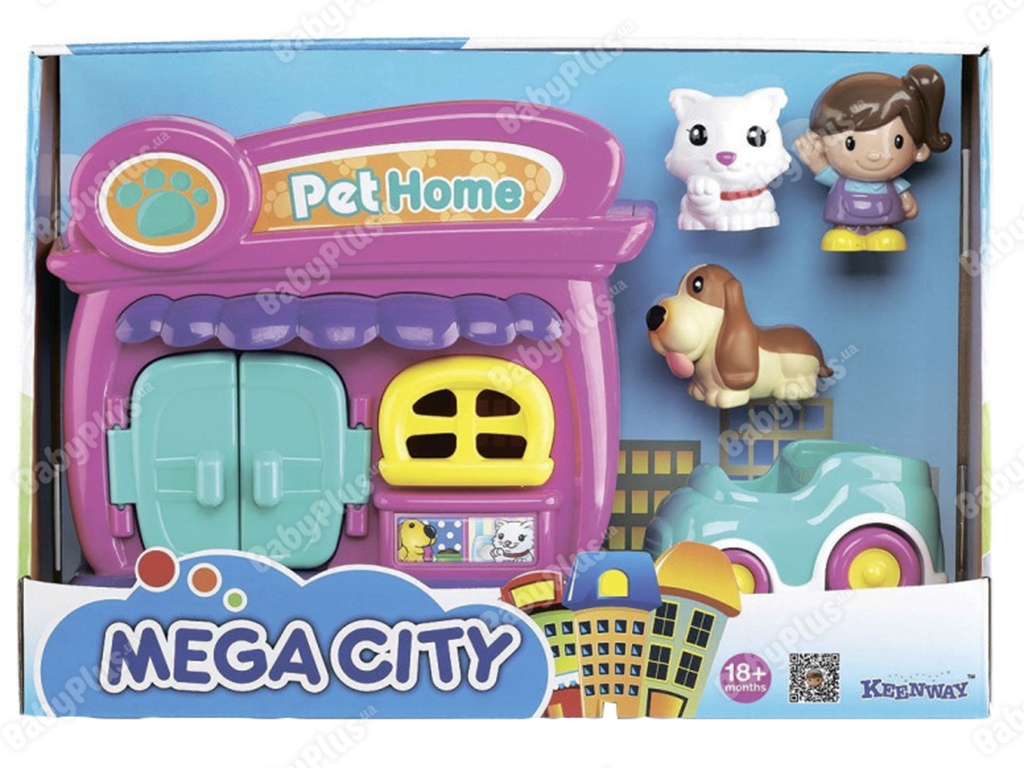 Ігровий набір Зоомагазин Mega City. Keenway 32836