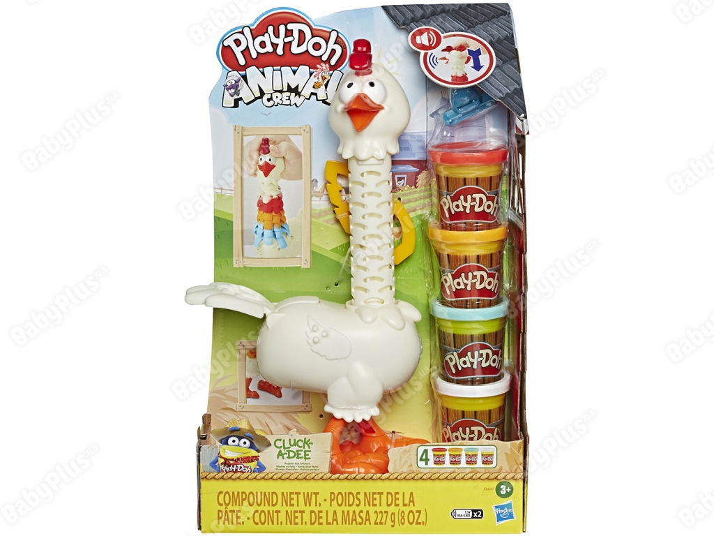 Маса для ліплення Animal Crew Курочка-Чудо. Play-Doh E66475L0