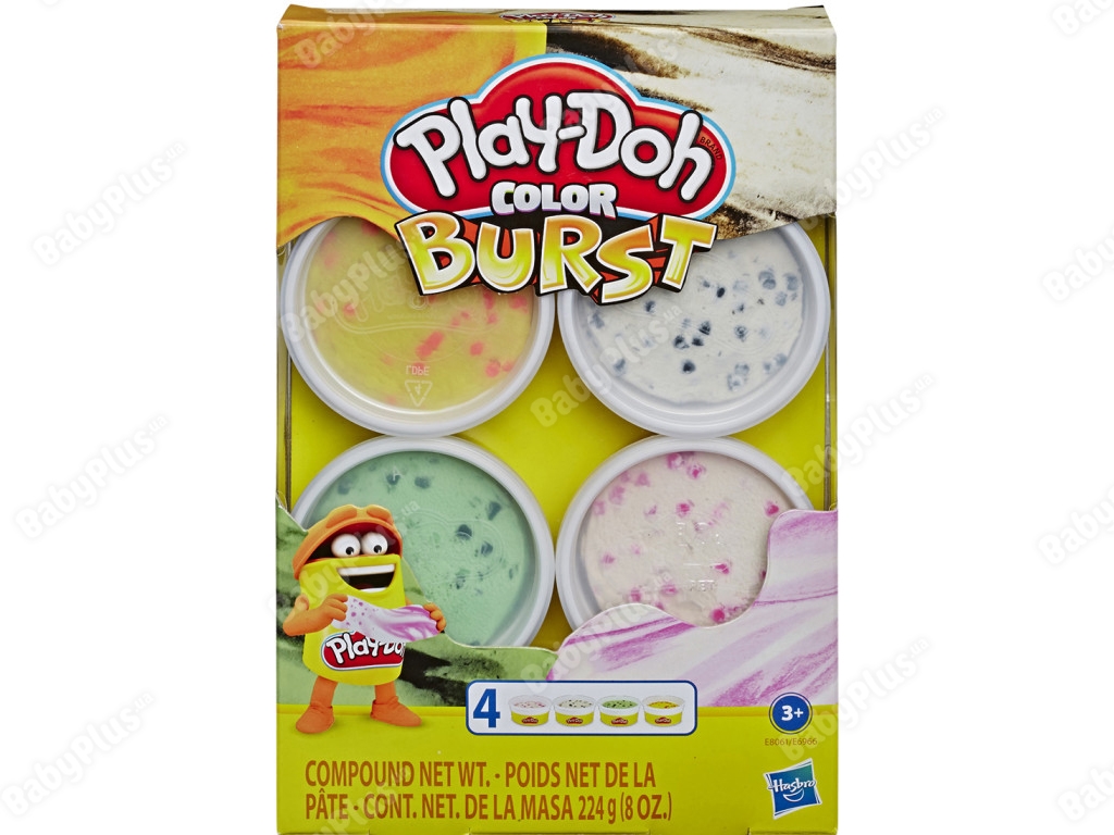 Набір для ліплення Кольоровий вибух пастель. Play-Doh E6966-E8061