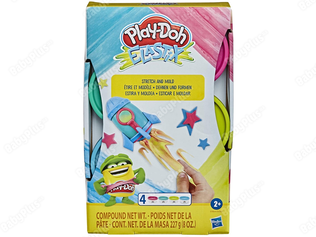 Набір еластичного пластиліну яскравий. Play-Doh E6967-E9864