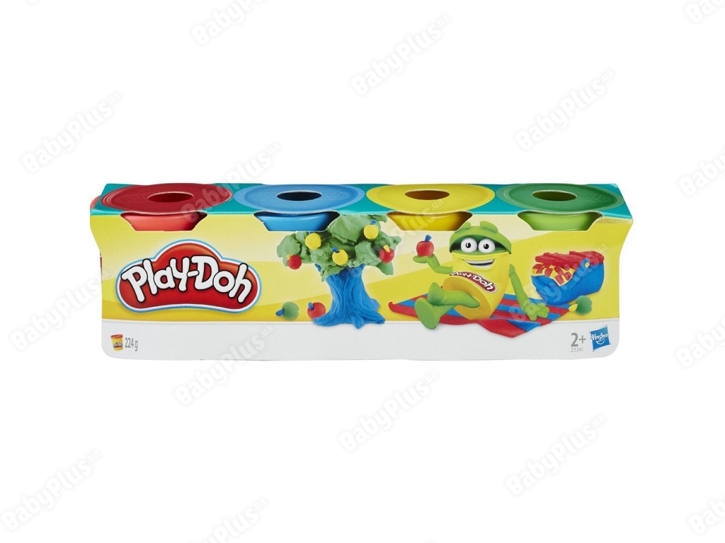 Набор пластилина из 4 мини-баночек. Play-Doh 23241EU4