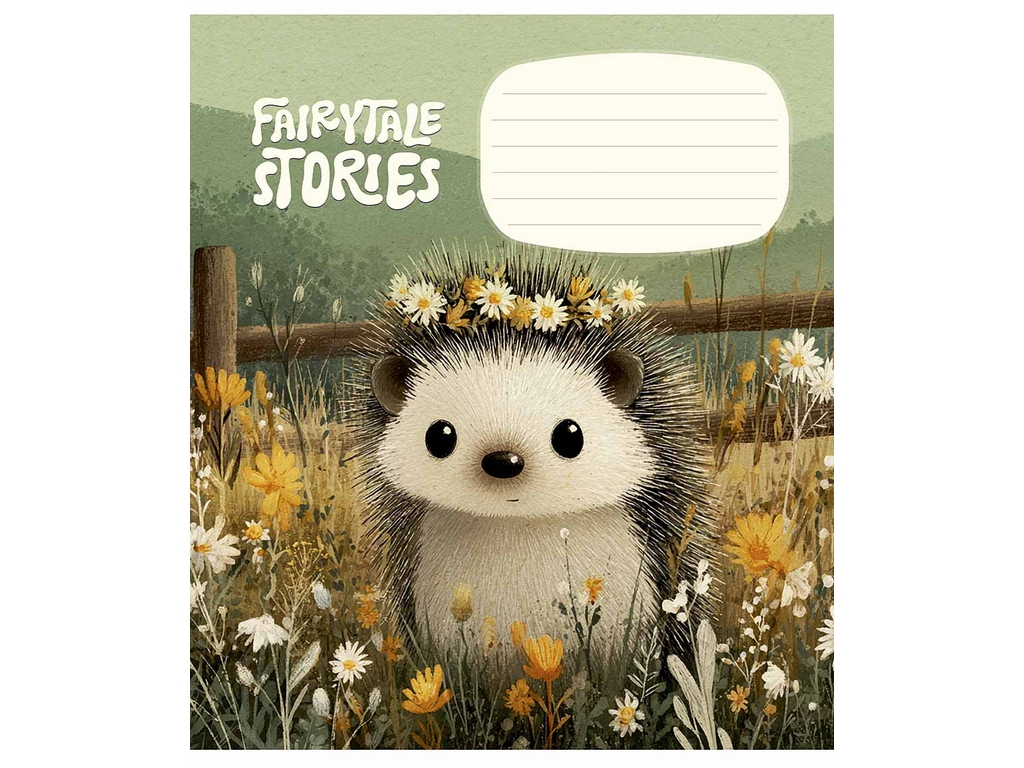 Зошит шкільний у клітинку Fairytale Stories, 12 аркушів, Школярик 012-3755K