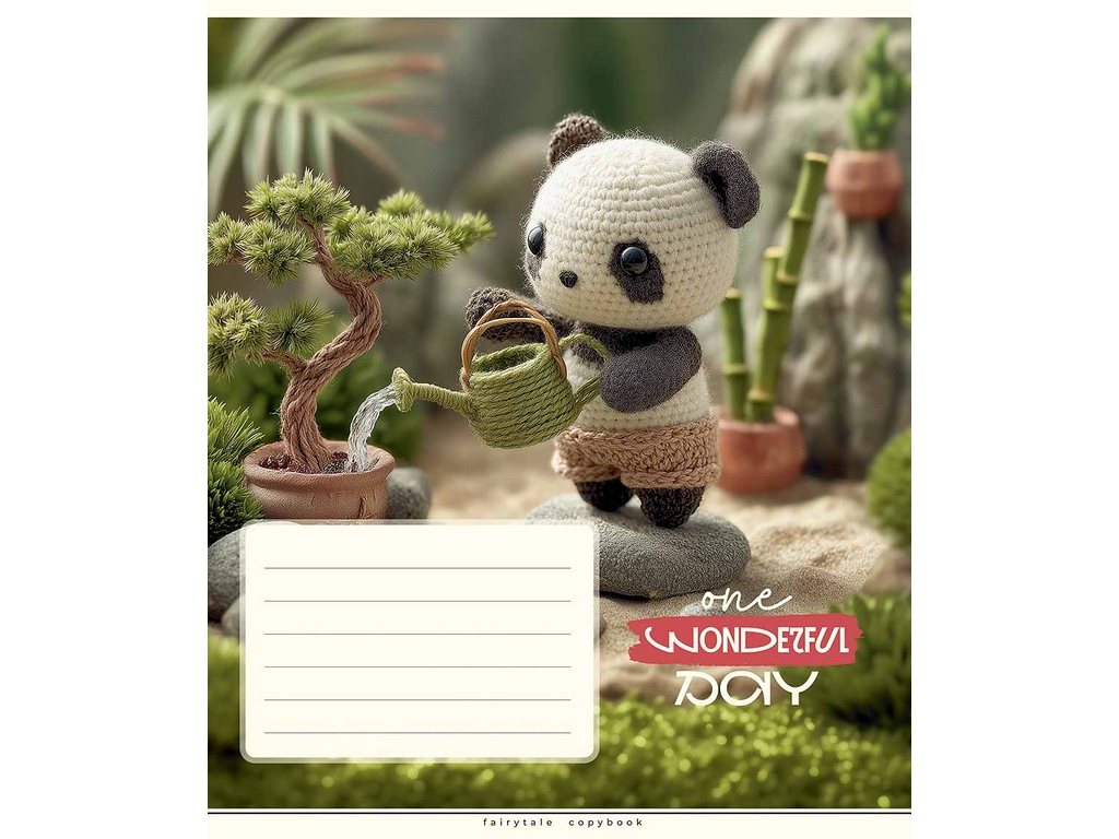 Тетрадь в косу линию Школярик One Wonderful Day, 12 листов, микс видов, цена за 1шт