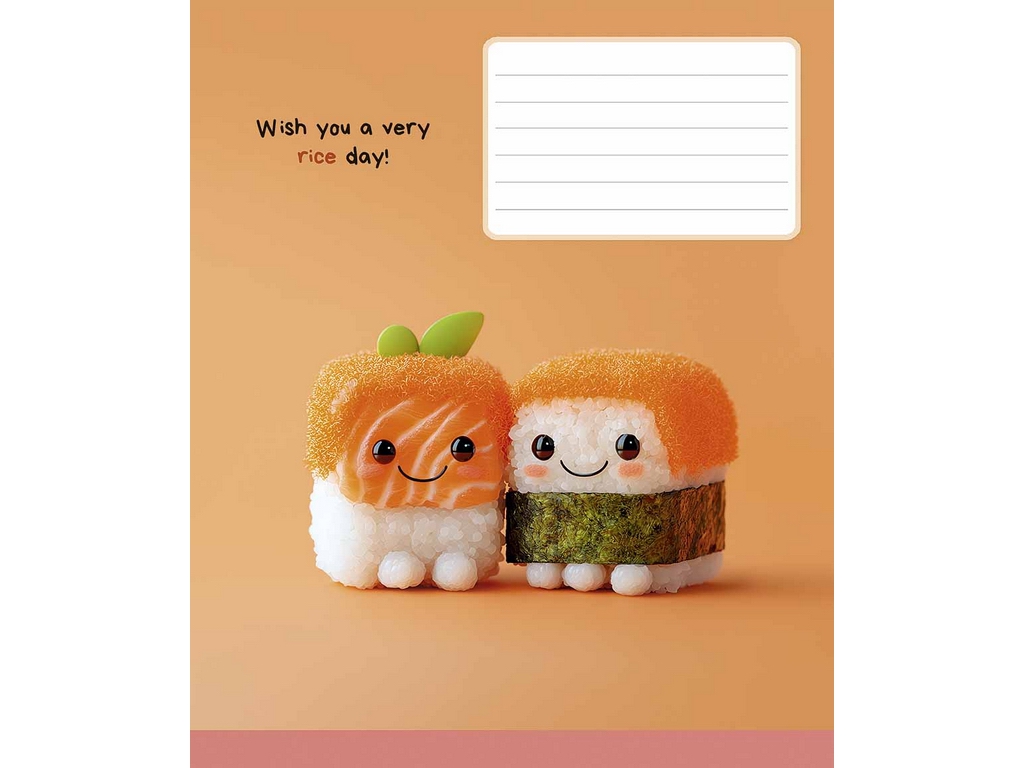 Зошит учнівський Mini friends у лінію 18 аркушів, Школярик 018-3574L (ціна за 1шт)