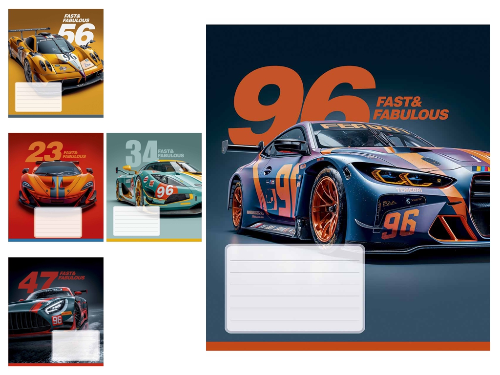 Зошит учнівський 18 аркушів, у клітинку, "Formula club", Школярик 018-3683K