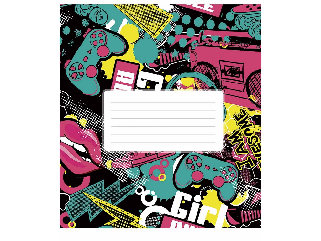 Зошит учнівський 24 аркуші, у клітинку, "Smile", Школярик 024-3523K