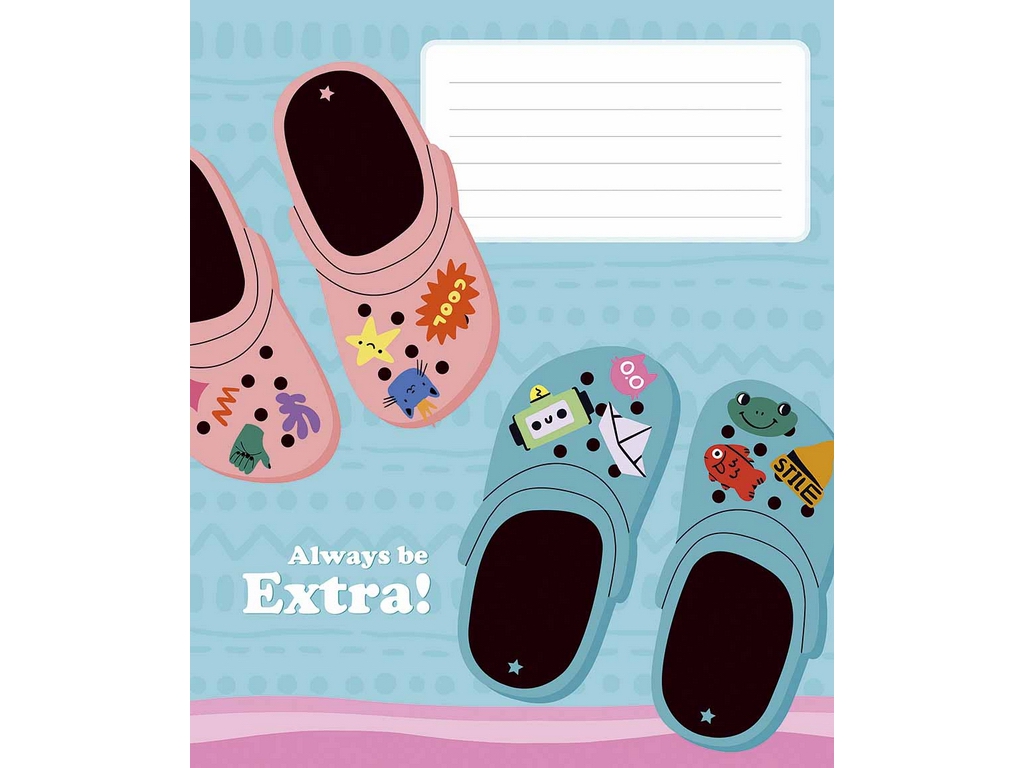 Зошит учнівський 24 аркуші, у лінію, "Be extra", Школярик 024-3588L