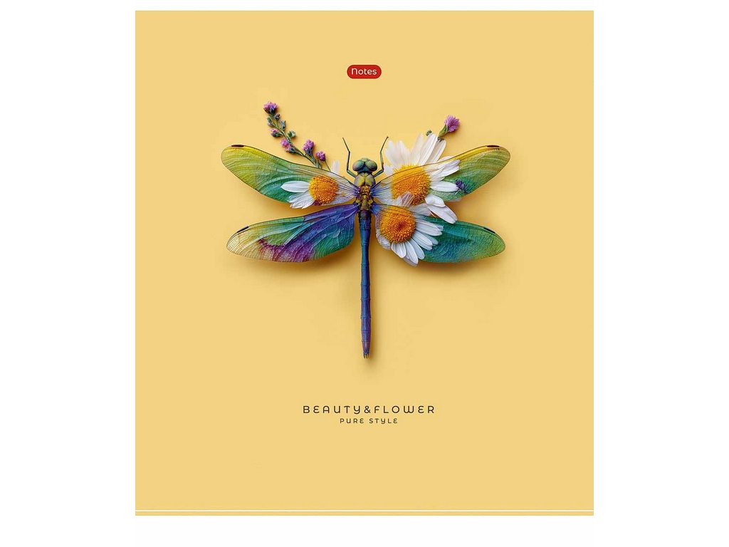 Зошит шкільний у лінію Star Beauty&Flower 036-3747L, 36 аркушів, мікс, ціна за 1 шт