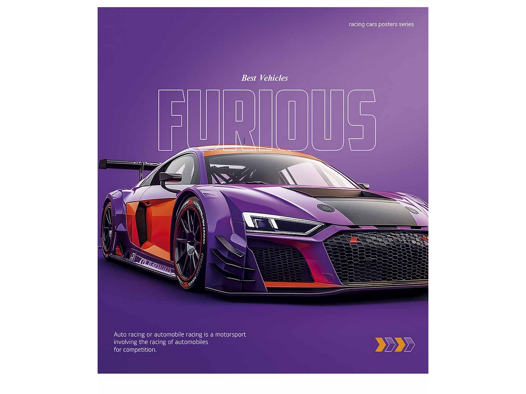 Тетрадь общая в клетку Школярик Cars Posters, 48 листов, микс видов, цена за 1 шт