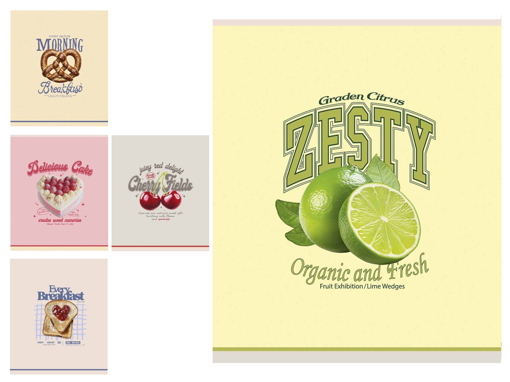 Зошит 048-3586L Genius Tasty life, 48 арк., у лінію, софт тач лак,5 видів (ціна за 1шт), Школярик